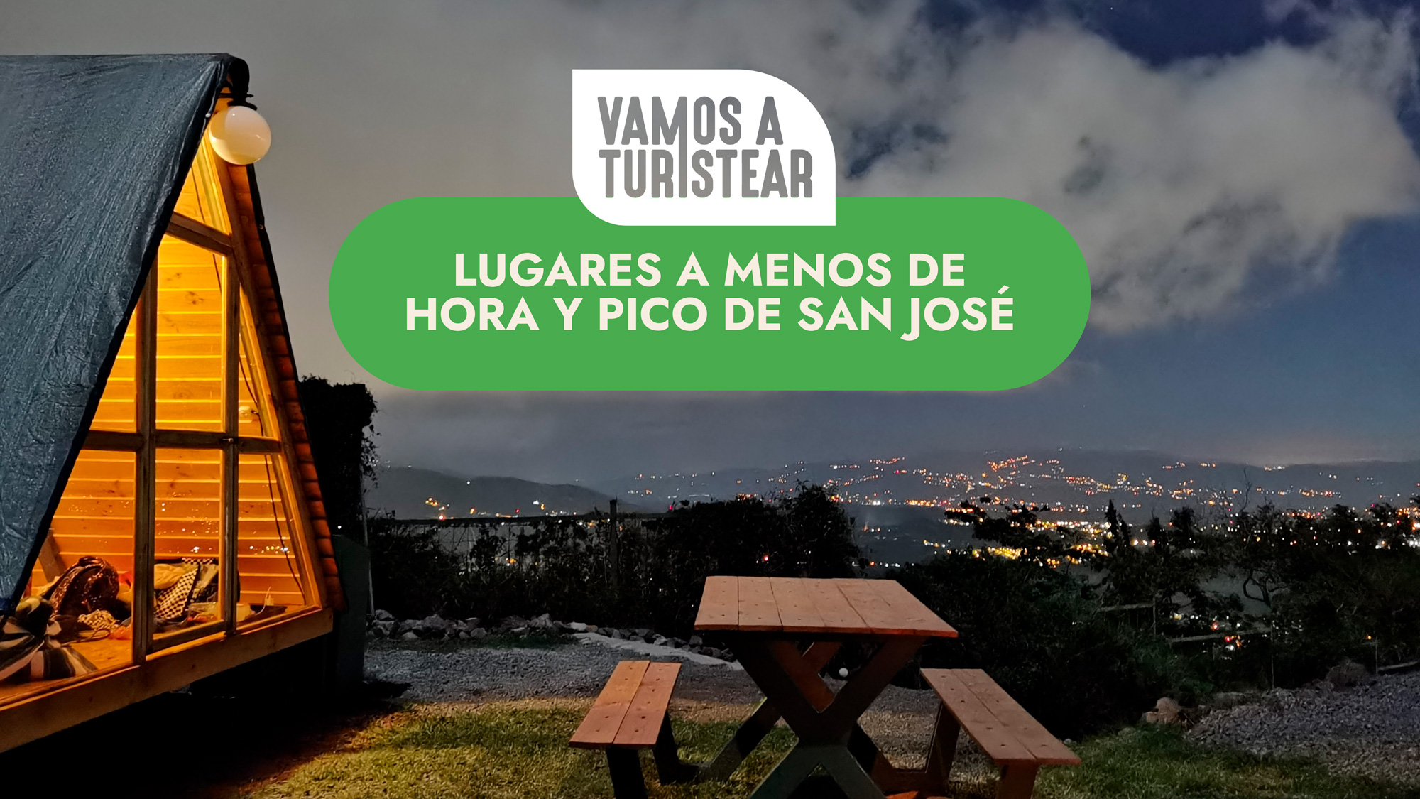 Lugares a menos de 1 hora y pico de San José