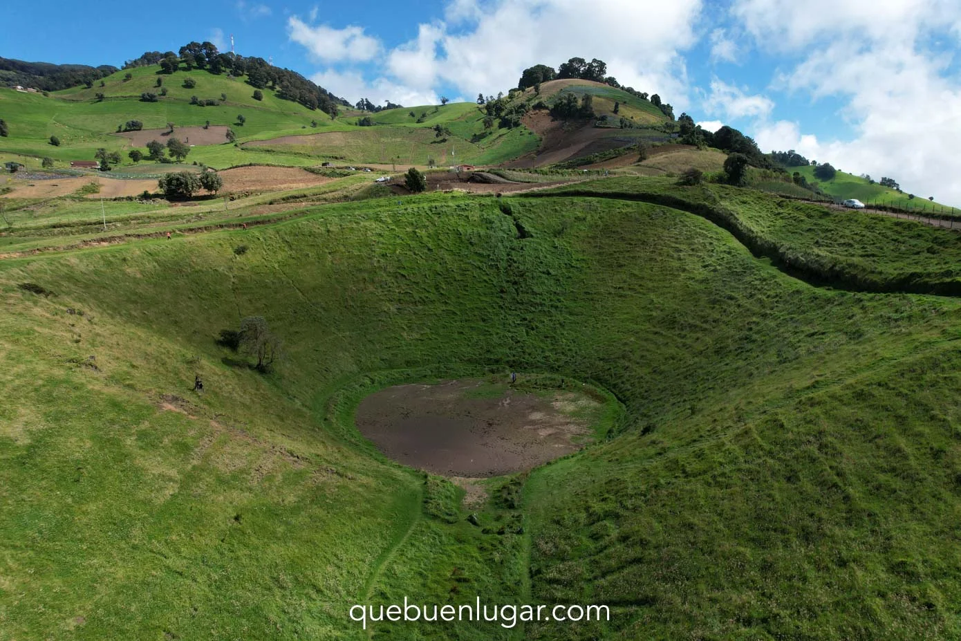 Cráter La Olla y Cerro Pasqui