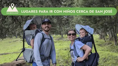 Lugares para pasear con niños cerca de San José